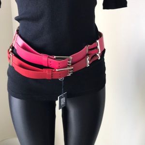 Accessories belts Red and pink size 100